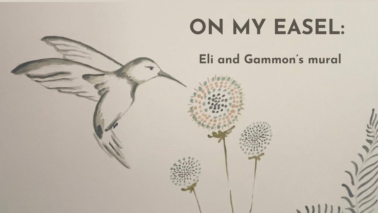 On My Easel: Eli and Gammon’s mural