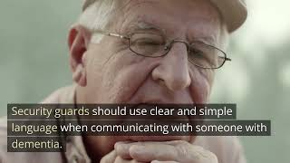 Security and People with Disabilities & Dementia /JumpStart Security Guard Training and Safety Tips