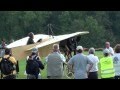 Bleriot XI - Hahnweide 2013 - engine start & takeoff & display & landing