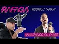 RÁFAGA - RODRIGO - TAPARI - AGÜITA - Analizando Su canto En Vivo