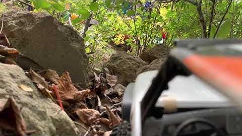 Axial Wraith FPV Rock Crawl! NEAR VERTICAL!!!