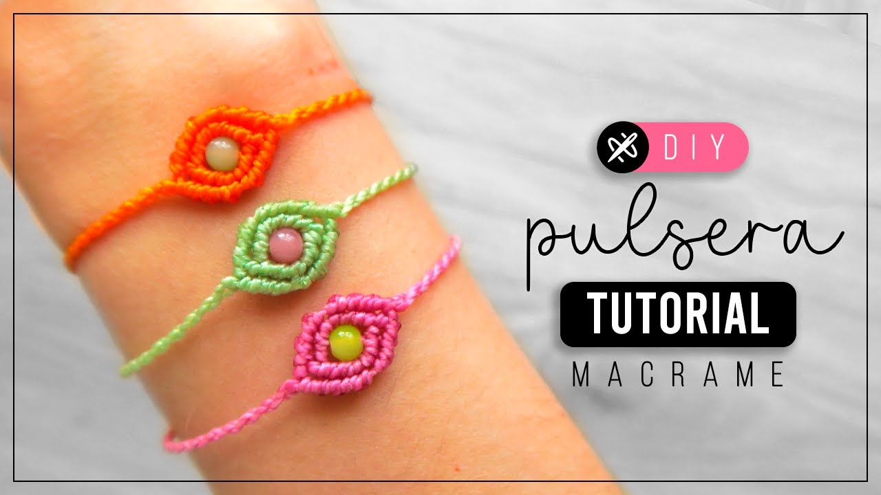 Cómo hacer pulsera de hilo fácil y rápida #1✨ Paso a Paso