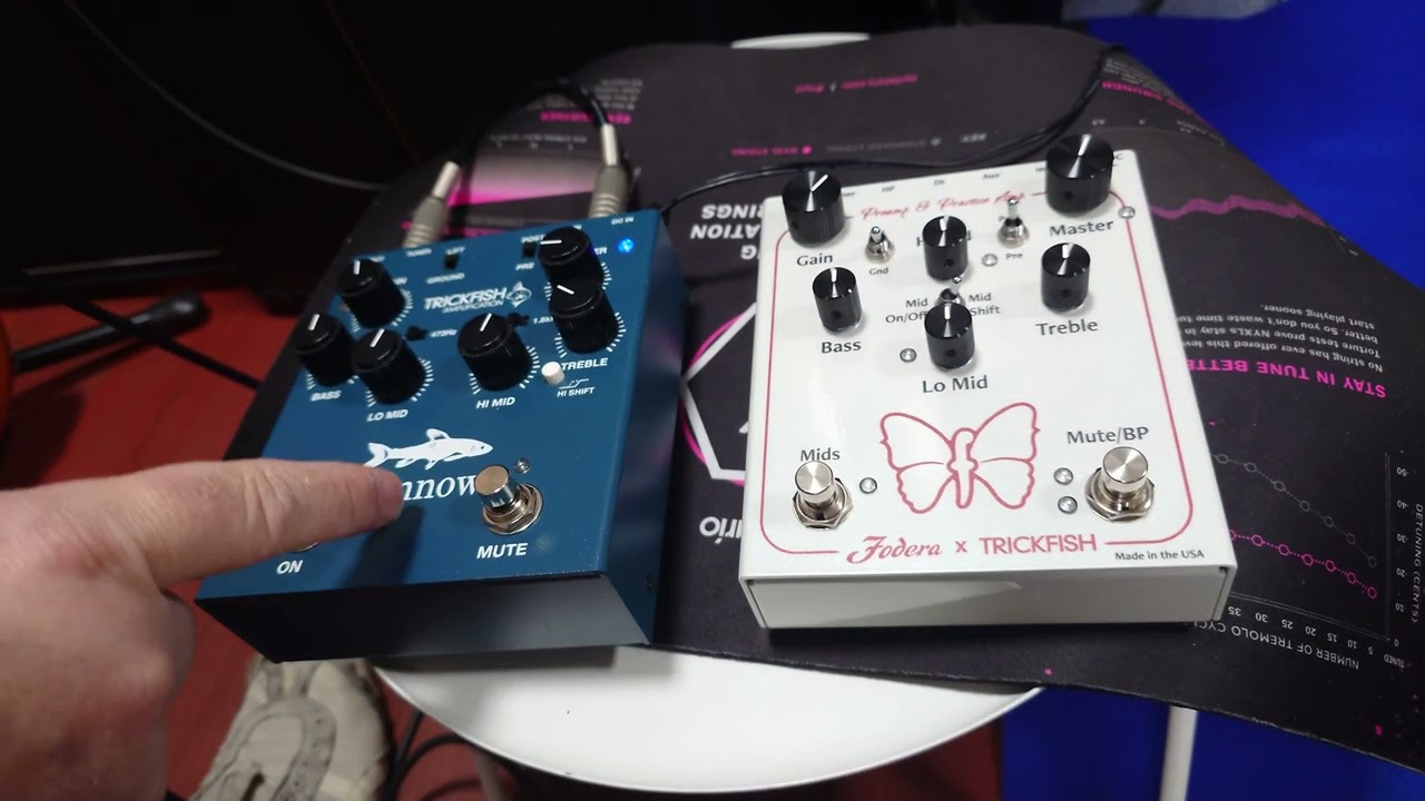 Fodera X Trickfish Preamp and Practice Amp DEMO4 - YouTube