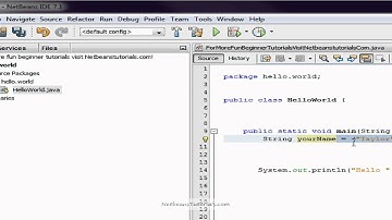 How to use the String and int Variables in Netbeans
