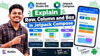 Full DAY 9: Box, Row & Column in Jetpack Compose | Android UI Layouts Explained  Update