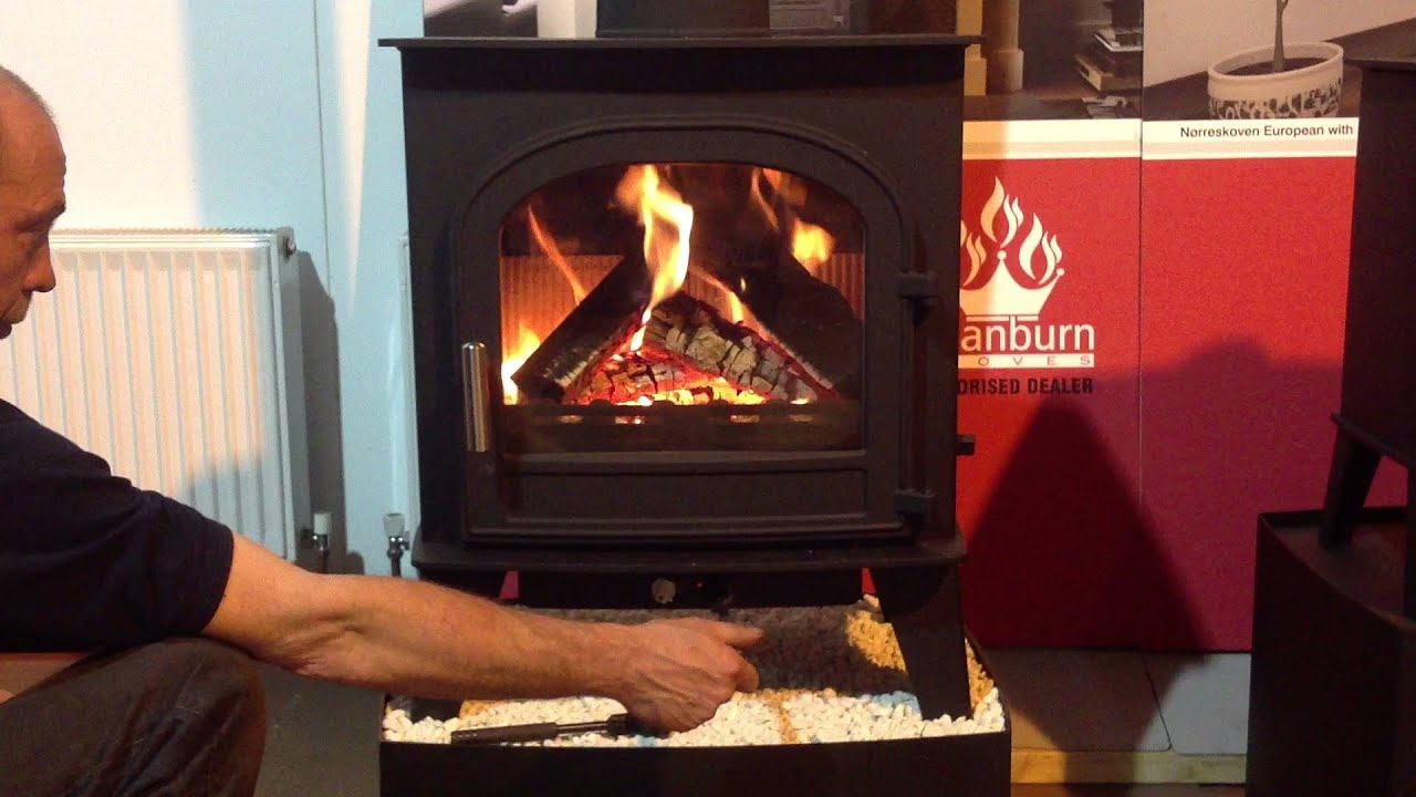 Hunterstoves Cleanburn Skagen Air control