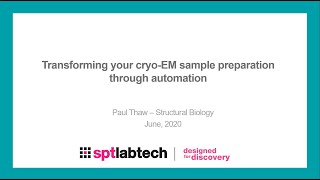 chameleon - Delivering automated sample prep for next generation cryo-EM