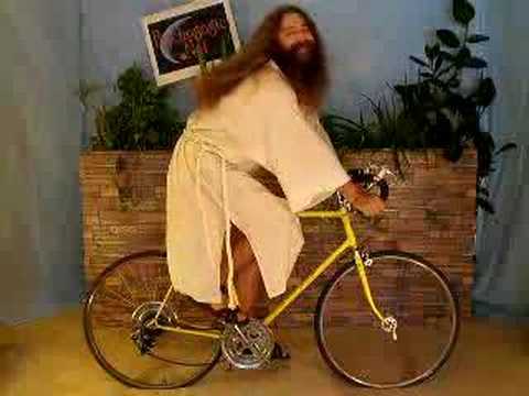 jesus on a bike