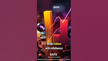 Discover $AFK: a deflationary Solana token with a unique 5% burn tax on every transaction