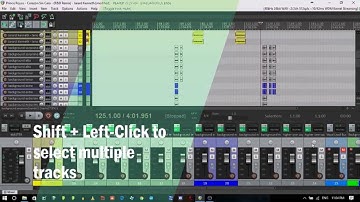 Reaper: Making A Bus Track (1 Minute Lesson)