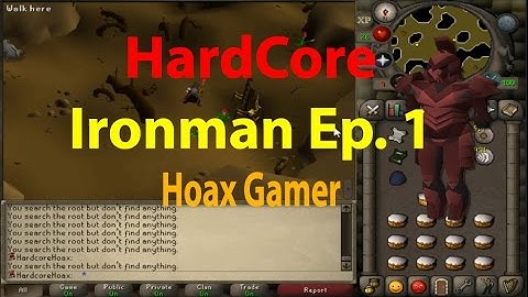OSRS - Hardcore Ironman Ep.1 - Newest Game Mode! - Runescape 2007