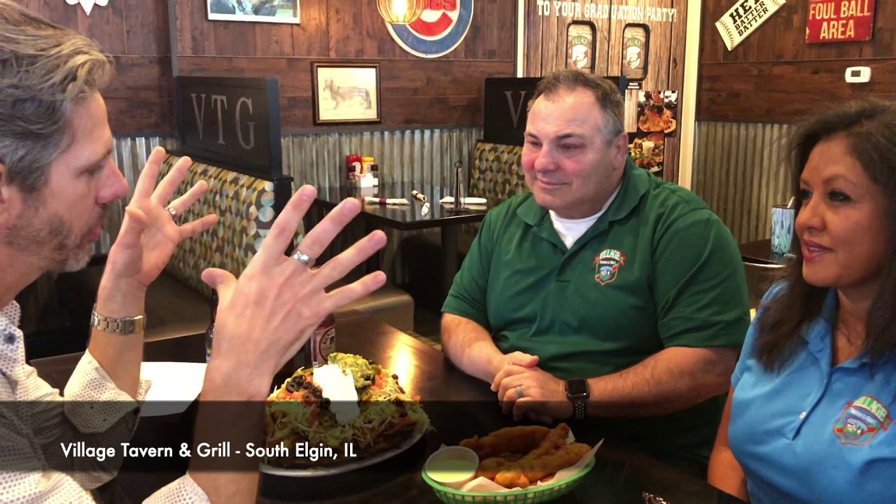 Ryan Carney at The Village Tavern And Grill; Interview with Community Heroes