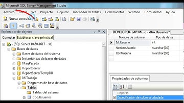 TuProgramaras - Sql Server- Creación de Base de Datos y Tablas con el Asistente