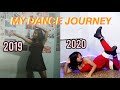 MY 1 YEAR DANCE PROGRESS as a self taught kpop dancer || moonwithluv