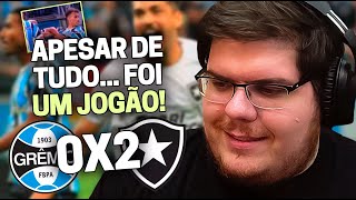 CASIMIRO REAGE: GRÊMIO 0 X 2 BOTAFOGO PELO BRASILEIRÃO 2023 | Cortes do Casimito