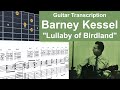 Barney kessel  lullaby of birdland  virtual guitar transcription by gilles rea
