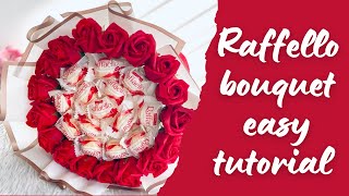 Raffello bouquet tutorial | engagement bouquet #chocolatebouquet #engagementhamper #bouquet