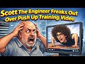 Scott The Engineer Freaks Out Over Push Up Training Video Howard Stern Show