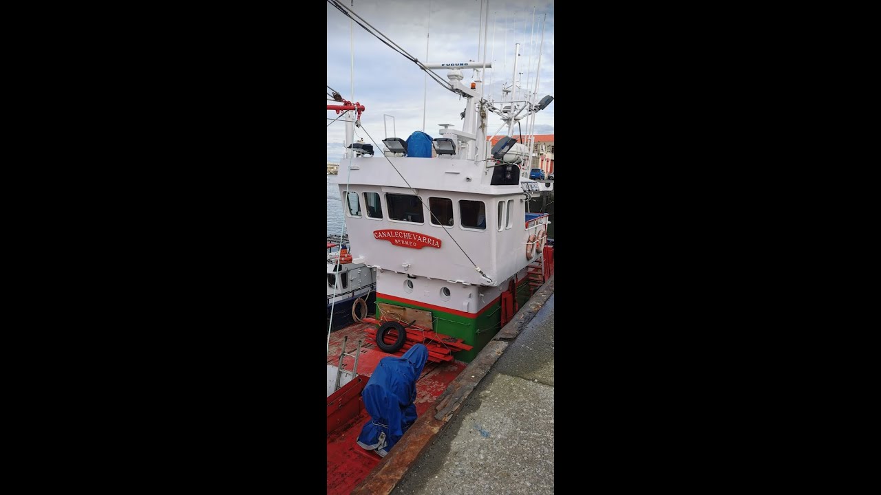 Canalechevarria con motor arrancado Puerto Bermeo