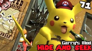 PIKACHU...Wanted: Dead or Alive (Garry's Mod Hide and Seek - Part 71)