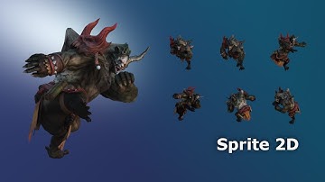 Blender Sprite 2d short demo