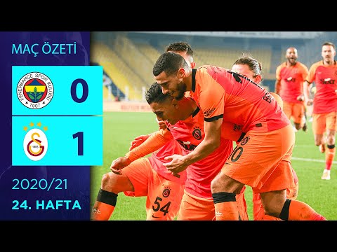 ÖZET: Fenerbahçe 0-1 Galatasaray | 24. Hafta - 2020/21
