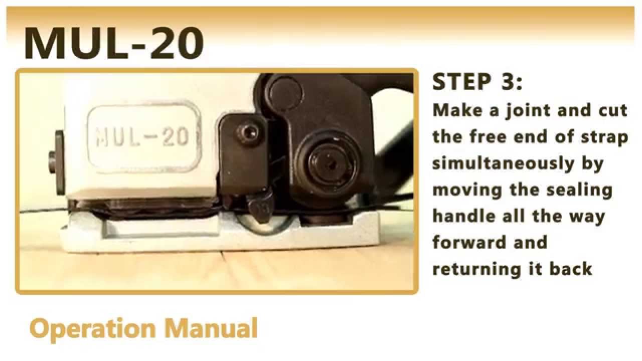 MUL-20 Heavy Duty Sealless Combination Tool for Steel Strapping