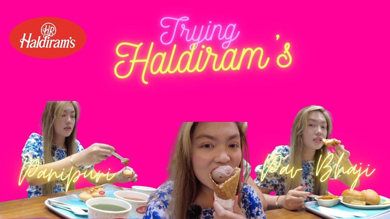 India Vlog #31: First time eating at Haldiram's (Hygienic pani puri and Pav Bhaji) Love it so much!