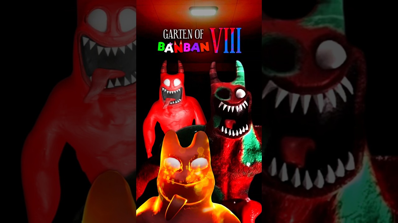 Garten of Banban 8 - Banban Jumpscares Evolution Comparison 