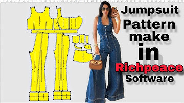 "Master the Art of Drafting a Jumpsuit Pattern in Richpeace: Step-by-Step Guide You Can