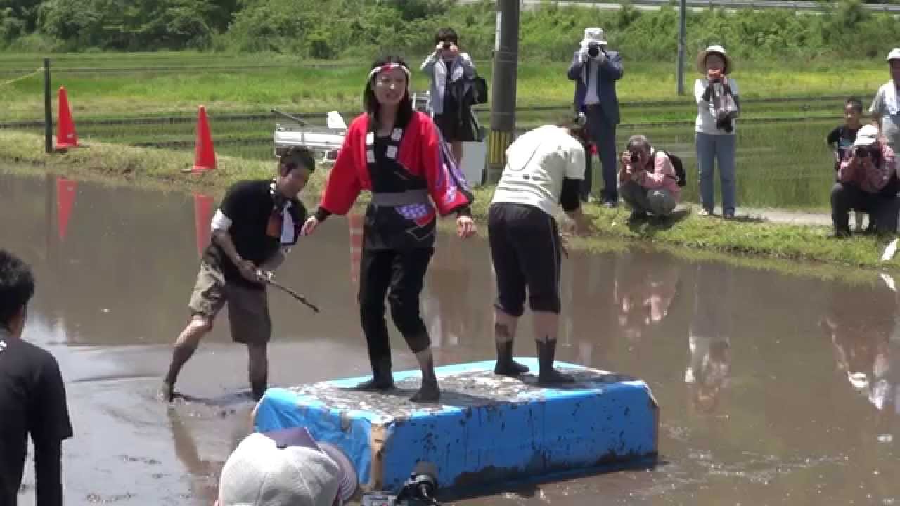 女尻相撲 14年度阿東どろんこ尻相撲 Youtube