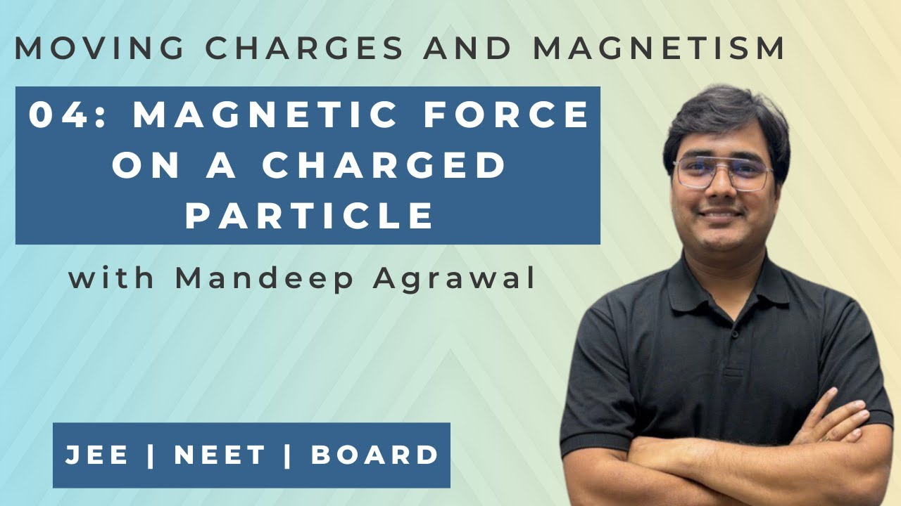 Moving Charges and Magnetism 04: Magnetic Force on a Charged Particle ...
