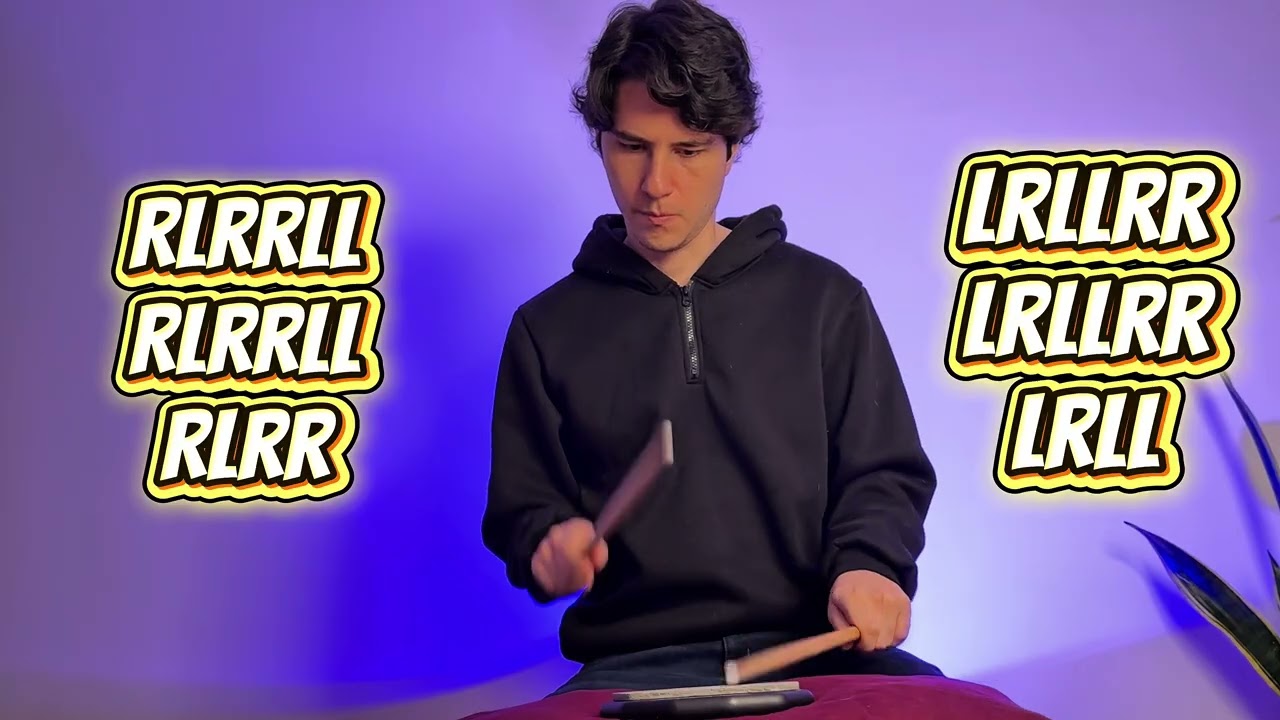 Insane Drum Warm-Up! Paradiddle + Paradiddle Diddle 🔥 (Speed & Control Challenge)