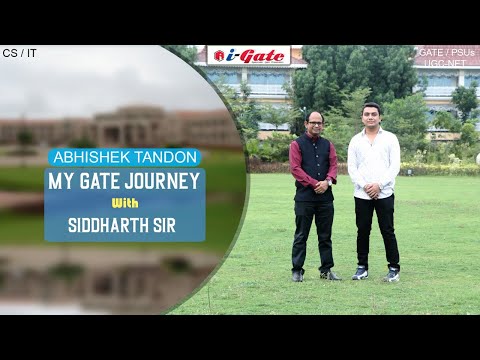 GATE 2021 Topper's | Abhishek Tandon | My IIIT Bangalore Journey with Siddharth Sir | iGb