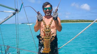 Catch and Cook from ISOLATION  Uninhabited Island Paradise! Sailing Vessel Delos Ep. 272