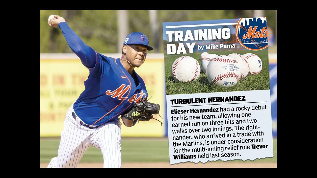 Elieser Hernandez struggles through rocky Mets debut amid bullpen competition