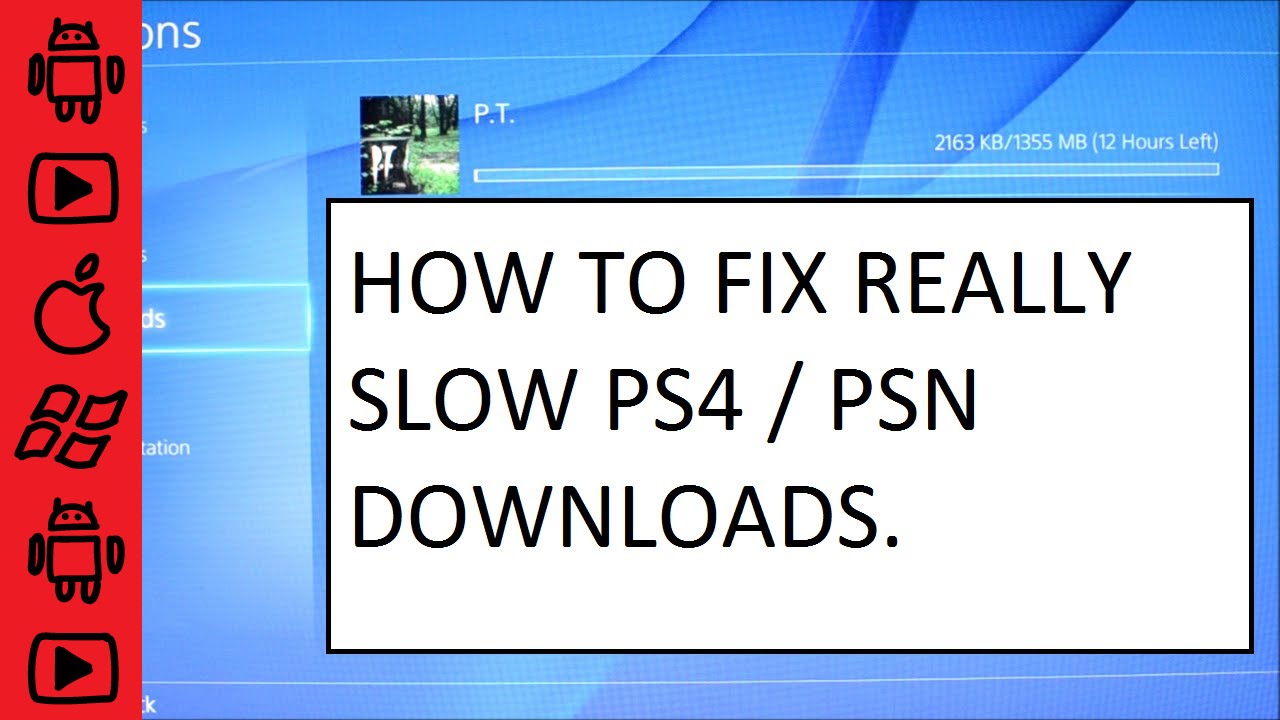 ps4 download speed slow