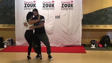 Freddy and Andressa - after workshop demo @ the 2018 Canada Zouk Congress