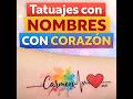 Tatuajes con Nombres y Corazón: Ideas Fineline con Acuarela y Latido #somoschicassomoshermosas