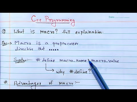 C++ Macros(#define) | Learn Coding