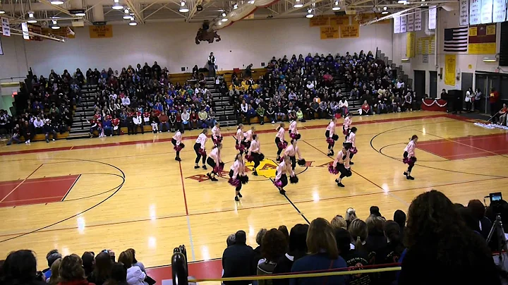 Lincoln-Way North JV Pom Routine "Grease" 2012