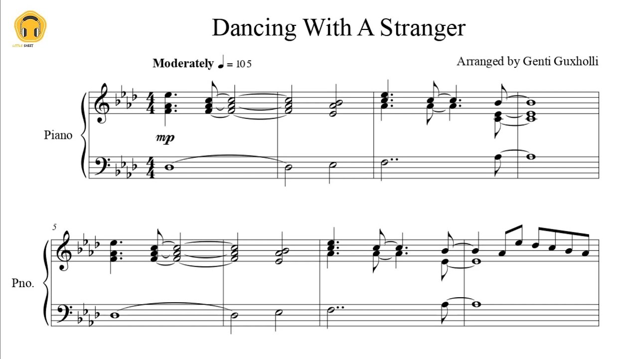 Dancing With A Stranger by Sam Smith & Normani (Piano Solo/Sheets)