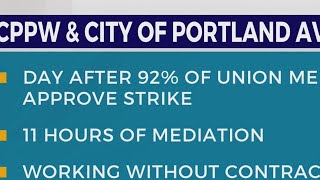 Portland city workers avert strike after reaching tentative agreement