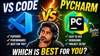 VS Code vs PyCharm 💻 Which is BEST for You? (2026 Full Comparison)