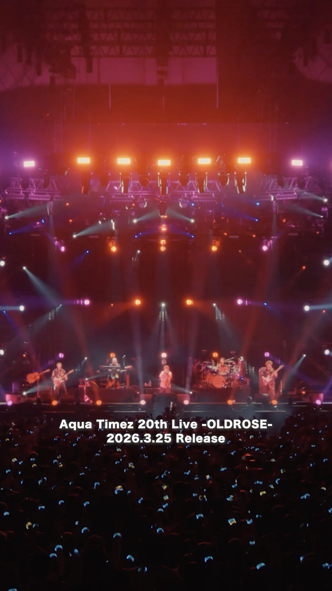 3/25 LIVE Blu-ray & DVD & CD 「Aqua Timez 20th Live -OLDROSE