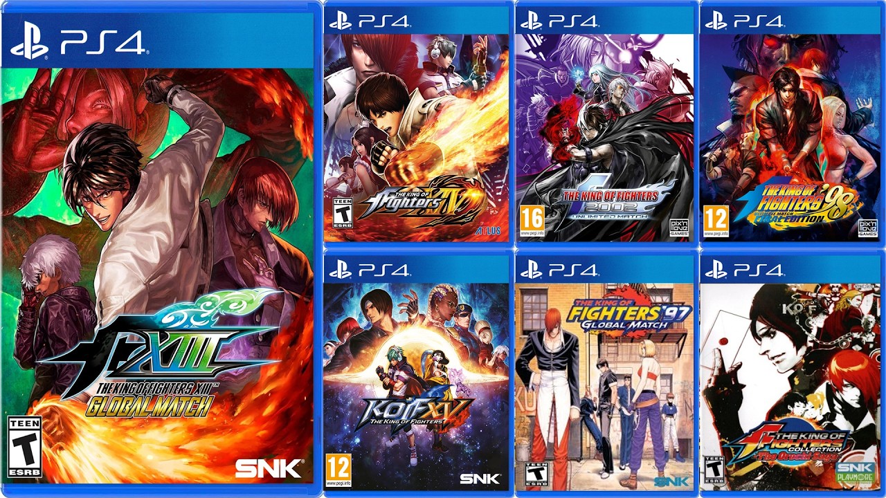 All 9 King of Fighters Games On PS4 | Playstation 4 - YouTube