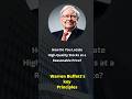 Warren Buffett's key Principles to Find High-Quality Stocks
