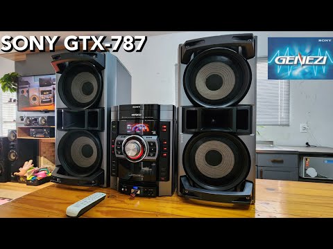 SONY MHC-GTX787 THE TOP-TIER GENEZI MACHINE - YouTube