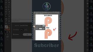 How to Make an Abstract Blend Line Letter P in Illustrator 2026 #thegraphicboost