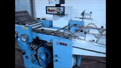 MBO B18 Pile Feed Folder w Right Angle